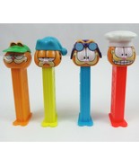 Vtg Lot of 4 Special Garfield Pez Dispensers Chef, Sleepytme, Ball Playe... - $16.22 CAD
