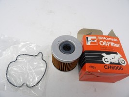NOS Fram Oil Filter CH6000 with gasket for Suzuki motorcycle - $185.59 MXN