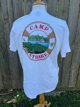 Vintage White Gator SHAC Camp Strake Size XL Boy Scouts Adult T-shirt Tee - £14.11 GBP
