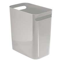 mDesign Plastic Slim Large 2.5 Gallon Trash Can Wastebasket, Classic Garbage Con - £30.36 GBP
