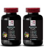 Raspberry Fruit Powder - RESVERATROL - Health boost 2 Bottle 120 Caps - $40.46 CAD