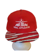 Vtg Aerial AG Farm Service Snapback Hat Air Trac Crop Applicator 80s Hip... - $24.94