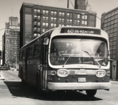 Bus Chicago Transit Authority CTA #126 Route 60 Kenton B&amp;W Photograph - £7.44 GBP