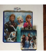 New Disney Frozen 13&#39;&#39; x 12&#39;&#39; x 6&#39;&#39; Reusable Tote Bag &amp; 2 Small 9&#39;&#39; x 7&#39;... - $214.25 MXN