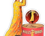 Hills Bros Coffee Figure Laser Cut Metal Advertising Sign - $69.25