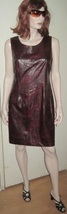 JR COLLECTION Ladies Women&#39;s REPTILE Print Punk Goth Dress Sz 12 Made in... - $34.99