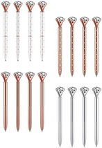 Diamond Pens Pack of 16 Cute Ballpoint Pens Diamond Pen Office Supplies - £22.66 GBP