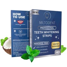 MILTODENT Sensitive Teeth Whitening Strips (40pcs) - White Strips for Teeth - $13.85