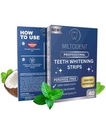 MILTODENT Sensitive Teeth Whitening Strips (40pcs) - White Strips for Teeth - $18.98 CAD