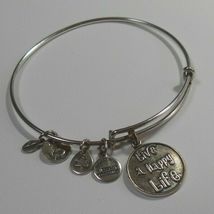 ALEX and ANI Bracelet Vintage Live a Happy Life - $17.50