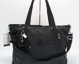 Kipling Skyler Large Shoulder Bag Zip Tote TM5601 Polyamide Black Tonal ... - $99.95