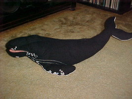 21" Rare Humpback Whale Hand Puppet Plush Toy Discontinue Puppet - $98.99