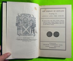 Vtg The Company of Scotland: Trading to Africa and the Indies by Insh (H... - £15.90 GBP