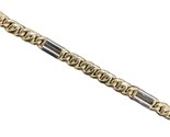 8&quot; Men&#39;s Bracelet 10kt Yellow and White Gold 381575 - £729.95 GBP