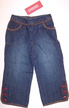 NWT Gymboree Girl&#39;s Denim Heart Jeans Pants, Mountain Cabin, 2T, $30 - £11.63 GBP