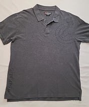 Ecko Unlimited Mems Size XL Gray Polo With Embroidery Rhino Logo - £16.25 GBP