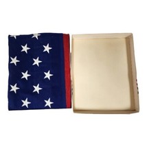 Dettras Everwear Bunting 3&#39;x5&#39; 50 Star US American Flag Distress Sewn Cotton - £36.56 GBP