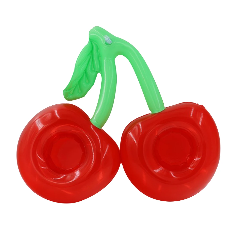 Cherry Water Coasters Inflatable Swimming Pool Float Cocktail Drink Cup ... - £9.25 GBP