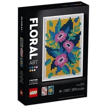 LEGO Art: Floral Art (31207) 2870 Pcs Retired NEW Factory Sealed (Damage... - £79.04 GBP