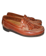Johnston Murphy Men&#39;s Size 9.5 M Leather Tassel Loafer Slip On Casual Dr... - £20.70 GBP