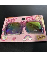 Kids JOJO SIWA Square Pink  SPARKLE SUNGLASSES 100% UV Protection Nwt - $75.20 MXN