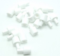 Battleship Replacement Pegs 20 White Spare Game Parts Pieces 2011 Shiny - £1.32 GBP