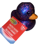 Novelty World - Dazzle Duckie - Blue &amp; Pink Glitter - Rubber Duck-NEW-SH... - $11.76