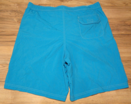 Caribbean Roundtree &amp; Yorke Size Medium Turquoise New Swim Trunks Board ... - £53.75 GBP