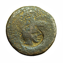 Ancient Greek Coin Akragas Sicily AE20mm Herakles Countermark Eagle / Cr... - $24.29
