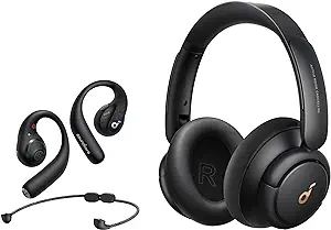 By Anker Aerofit Pro Open-Ear Headphones With Life Q30 Noise Cancelling ... - $463.99