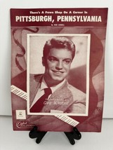 Music Sheet  There&#39;s a Pawn Shop Pittsburgh Pennsylvania Guy Mitchell 1952 - £3.61 GBP