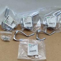 8X Light Duty Hook Wall Closet Towel Double Hook Lot Of 4 Pks Of 2=8 Silver - $186.02 MXN