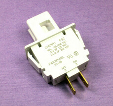 Cherry MOMENTARY Switch F82 SPST 6/16 Amps,125/250vac, 30VDC, F82XBWBL - $9.75