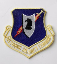 Usa Air Force Electronic Security Command Shield Emblem Patch 3 Inches - £4.21 GBP