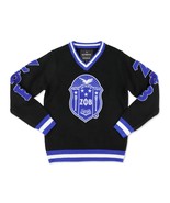 ZETA PHI BETA SORORITY V-NECK SWEATER  ZetaBlack Phi Beta Sweater CONCLA... - $2,588.32 MXN
