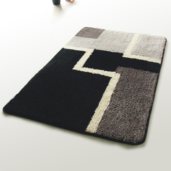 Naomi [Modern] Wool Throw Rugs (17.7 by 25.6 inches)