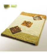 Naomi [Beige Leaf] Luxury Home Rugs (19.7 by 31.5 inches) - £19.97 GBP