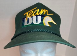 VTG 90s Ducks Unlimited Youngan SnapBack Rope Trucker Hat Team DU - $33.85