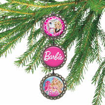 BARBIE 3D Bottle Cap Christmas Ornament #1 | Gift for Kids | Stocking St... - £7.13 GBP