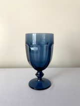 Set of 4 Blue Libbey Duratuff Gibralter Footed Beverage Glasses-3 Sets Available - £16.47 GBP
