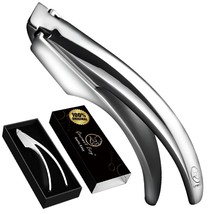 Garlic Press Stainless Steel - No Need To Peel Garlic Mincer For Fine Garlic - D - £44.09 GBP
