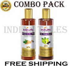 Khadi Mauri Herbal Amla Shampoo &amp; Fenugreek Face Wash For Pigmentation (210ml) - £27.10 GBP