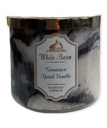 Bath &amp; Body Works *White Barn* Cinnamon Spiced Vanilla 3-wick Candle 14.... - £37.02 GBP