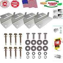 Versatile Lightweight Z Brackets for 50W-150W Solar Panels, Easy Mountin... - $21.62