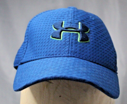 Under Armour Blue Youth Small Medium Baseball Trucker Hat Cap - $8.66