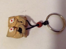 Suede Moccasins with Beads Keychain CUTE - $4.94