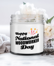 Woodworker Candle - Happy National Day - Funny 9 oz Hand Poured Candle N... - £15.69 GBP