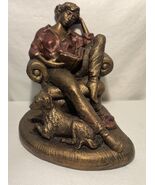 Alice Heath Austin Multicolored Stunning Woman W/Book Art Sculpture Figu... - $222.74