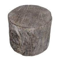 10&quot; Tree Stump Shaped Cement Plant Stand - £50.64 GBP