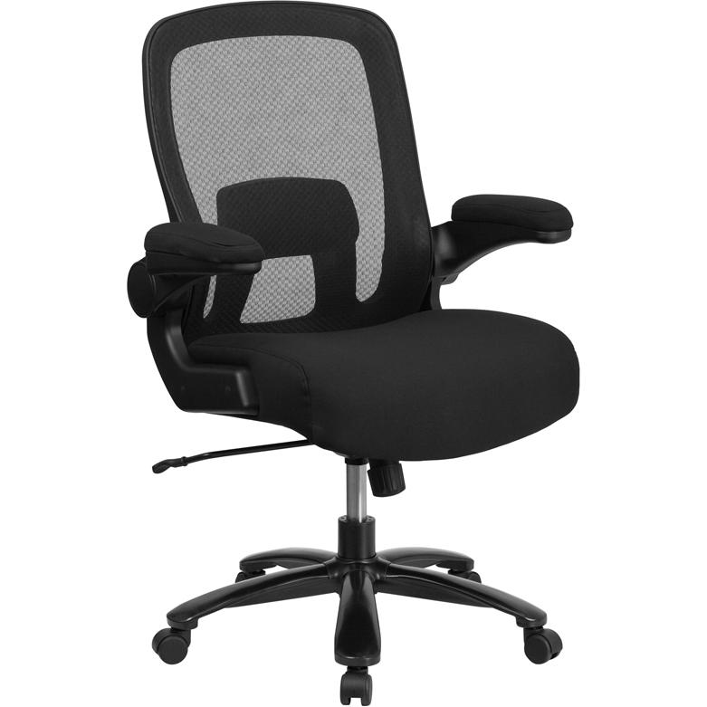 Big & Tall Office Chair | Black Mesh Executive Swivel Office Chair - $402.99 - $478.99